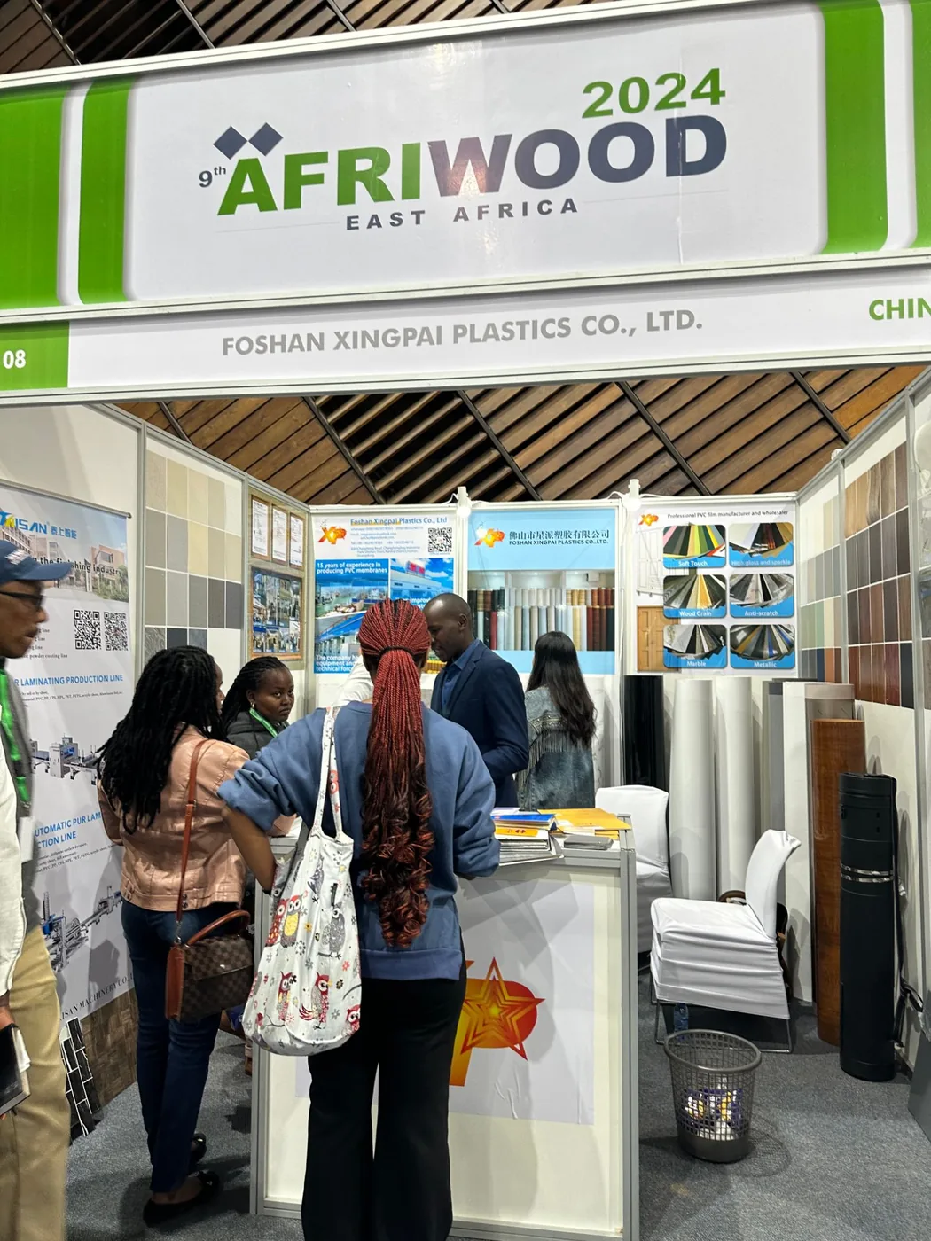 Xingpai booth at Afriwood East Africa 2024